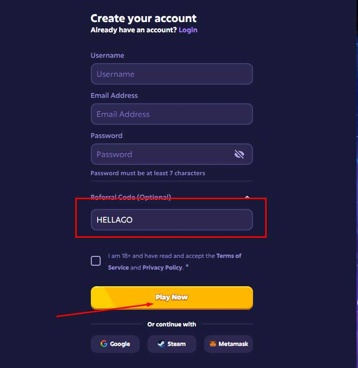 HELLAGO referral code
